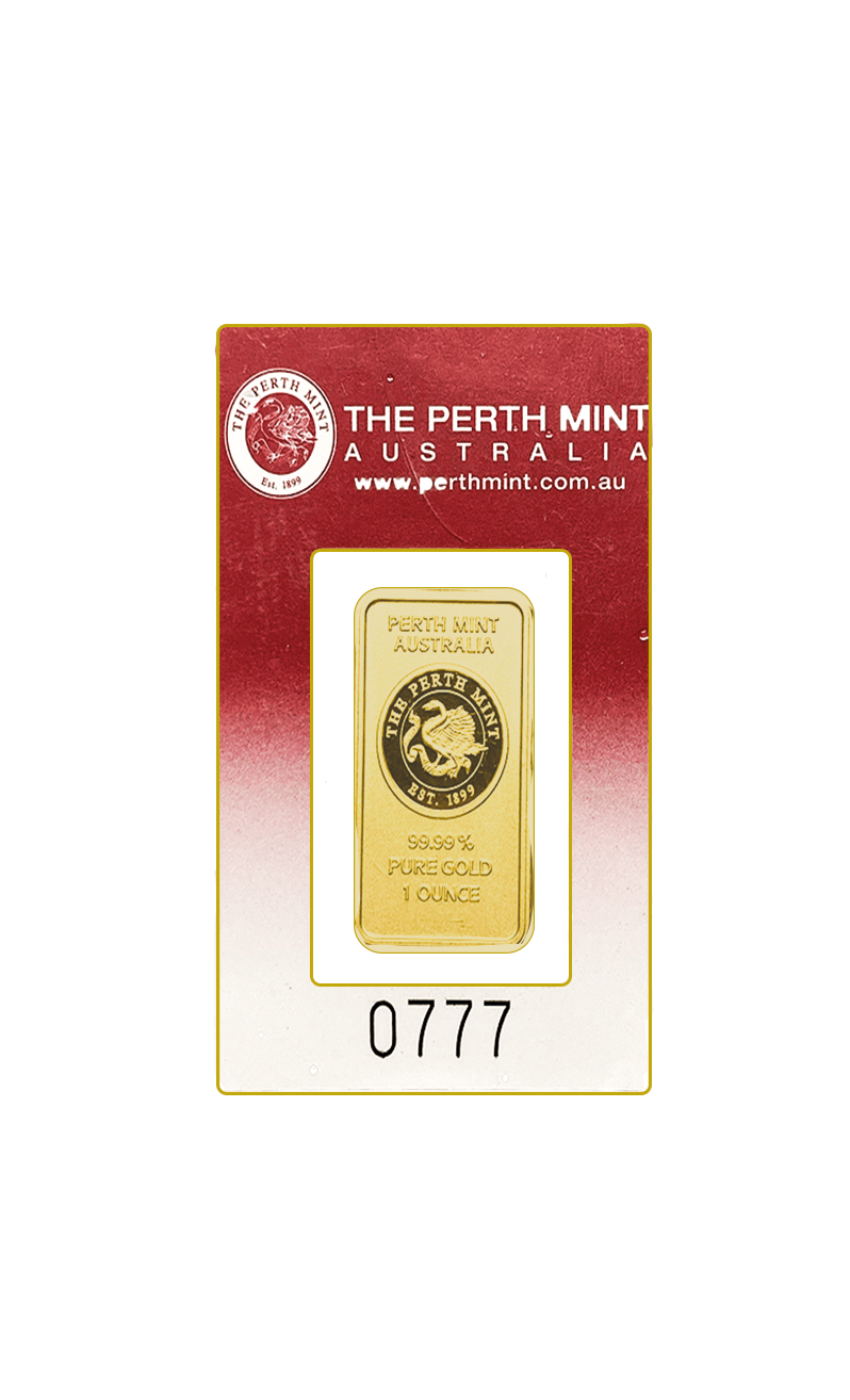 31,1g AU Investiční slitek The Perth Mint 31,1G-H-TP