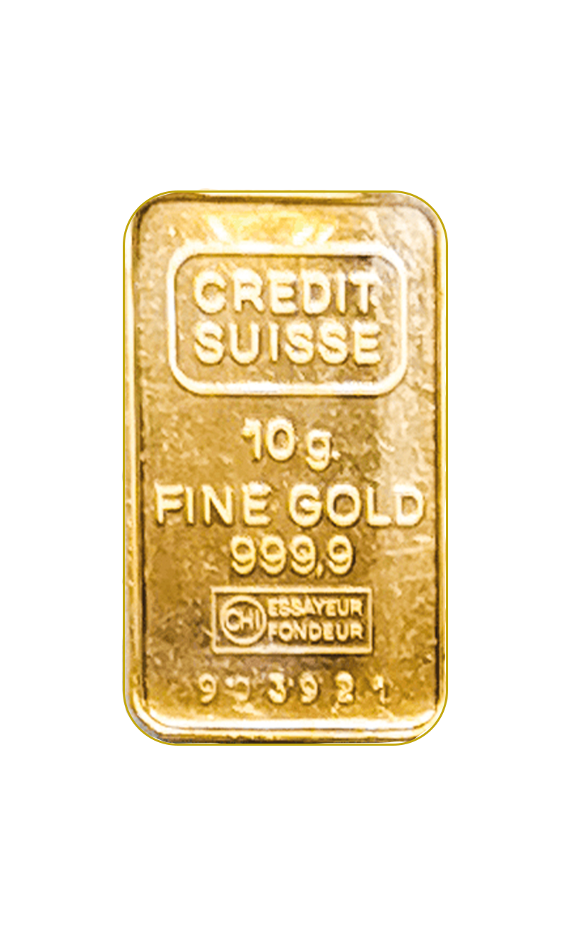 10g AU Investiční slitek Credit Suisse 10G-C-CS